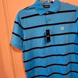 New with tags Chaps brand men's cotton polo shirt.